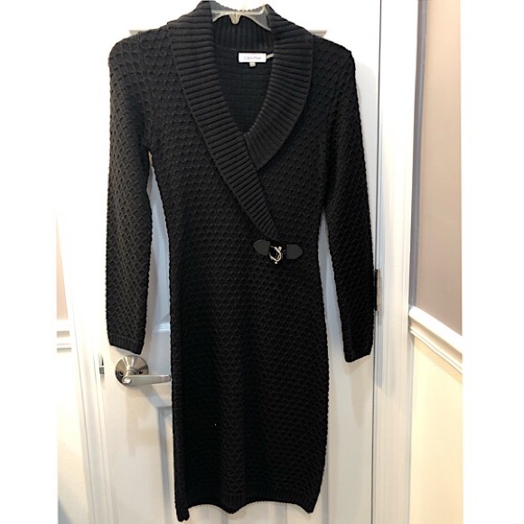 CALVIN KLEIN SWEATER DRESS - Picture 2 of 3